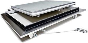 Люк под покраску Ультра, В стену, 2 створки, съёмная перегородка Люк под покраску Ультра, В стену, 2 створки, съёмная перегородка