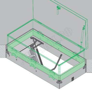 Чердачная лестница Надставка Надставка LXN RU 600*1000 Чердачная лестница Надставка Надставка LXN RU 600*1000