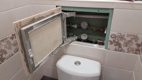 Люк под плитку Нажимной Секрет-Лайт 2 створки 1200*550 Люк под плитку Нажимной Секрет-Лайт 2 створки 1200*550