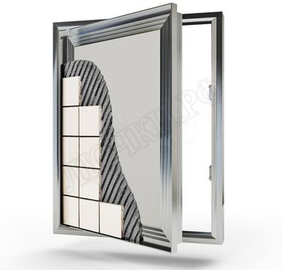 Люк под плитку Техно Противопожарный 2 створки Люк под плитку Техно Противопожарный 2 створки