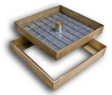 Напольные люки из латуни бюджет 200*500 Напольные люки из латуни бюджет 200*500