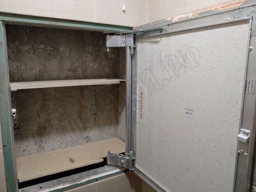 Люк под плитку Нажимной Секрет-Лайт 2 створки 1200*550 Люк под плитку Нажимной Секрет-Лайт 2 створки 1200*550