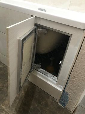 Люк под плитку Нажимной Секрет-Лайт 2 створки 1200*550 Люк под плитку Нажимной Секрет-Лайт 2 створки 1200*550