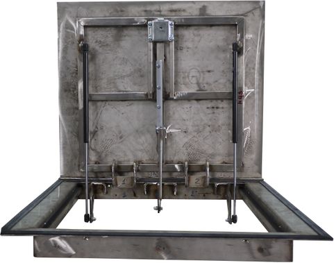 Напольный люк Дворник Уголок, нержавеющая сталь AISI 304 600*2300 Напольный люк Дворник Уголок, нержавеющая сталь AISI 304 600*2300