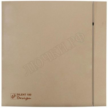 Вытяжной вентилятор Soler & Palau SILENT-100 CZ CHAMPAGNE DESIGN-4C осевой Вытяжной вентилятор Soler & Palau SILENT-100 CZ CHAMPAGNE DESIGN-4C осевой