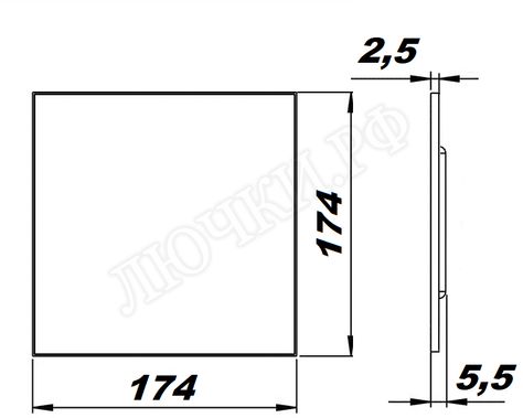 Вытяжной вентилятор airRoxy TS, белый матовый, 01-161 Вытяжной вентилятор airRoxy TS, белый матовый, 01-161