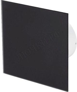 Вытяжной вентилятор Awenta System+, Turbo, 125 KWT125W, Trax Glass, PTGB125M, Чёрный матовый стекло Вытяжной вентилятор Awenta System+, Turbo, 125 KWT125W, Trax Glass, PTGB125M, Чёрный матовый стекло