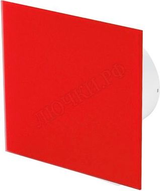 Вытяжной вентилятор Awenta System+, Turbo, 125 KWT125W, Trax Glass, PTGR125P, Красный глянцевый, стекло Вытяжной вентилятор Awenta System+, Turbo, 125 KWT125W, Trax Glass, PTGR125P, Красный глянцевый, стекло